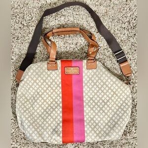 Kate Spade purse bag Signature crossbody tote geometric xlarge satchel logo